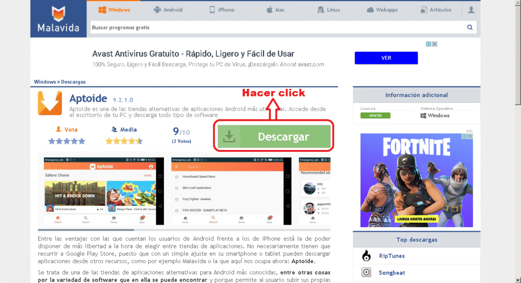 🥇DESCARGAR APTOIDE PARA PC GRATIS - 【2021】
